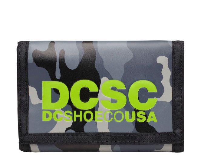 DC Shoes Hunters Wallet, Black Camo