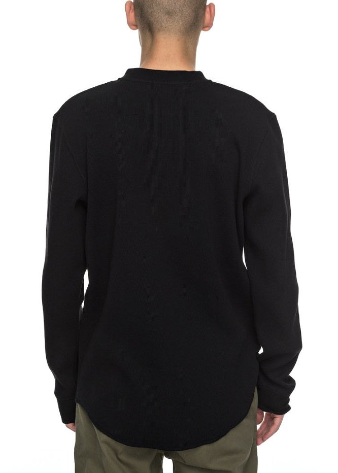 DC Shoes Cliffwood LS Henley, Black