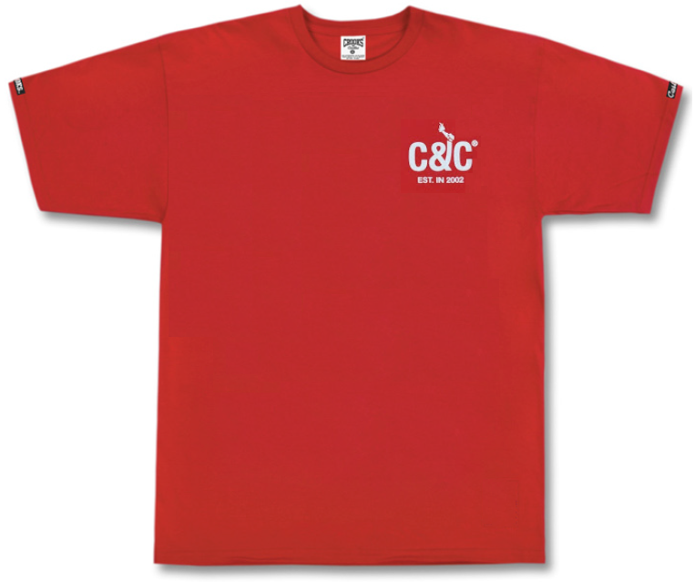 Crooks & Castles Core Riot Tee, Red
