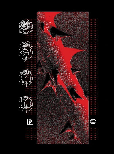 Primitive Thorns Tee, Black
