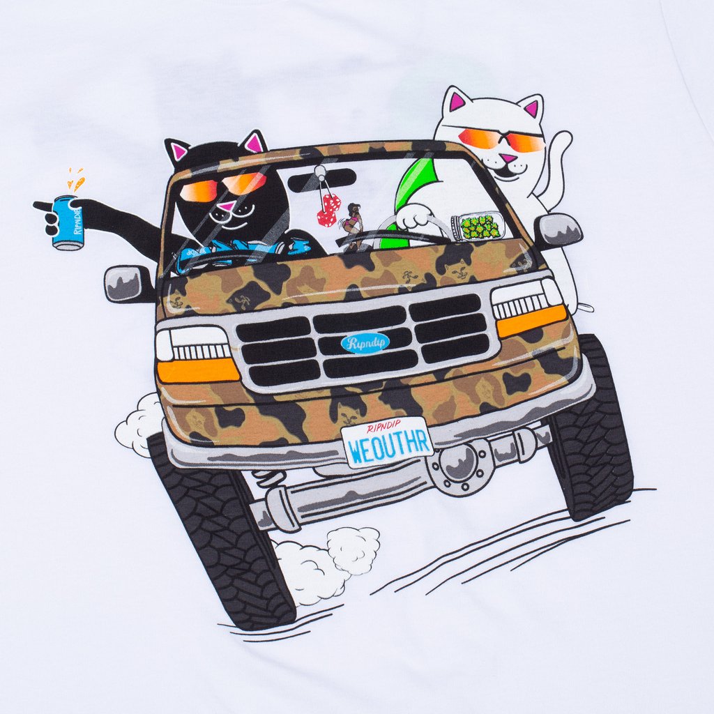 RIPNDIP The Whole Gang Tee, White