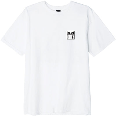 OBEY Eyes Icon 2 Tee, White 