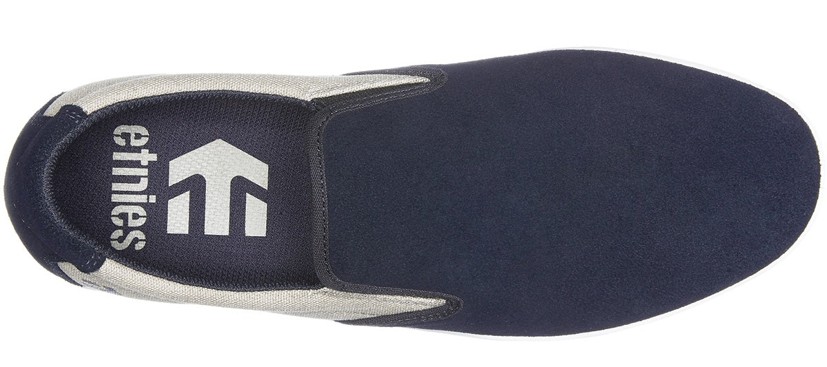 etnies Veer Slip Shoe, Navy Tan