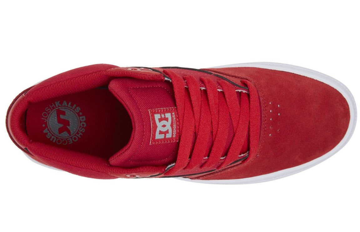 DC Shoes Kalis Vulc Mid Shoe, Athletic Red