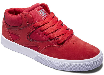 DC Shoes Kalis Vulc Mid Shoe, Athletic Red