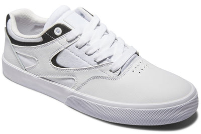 DC Shoes Kalis Vulc Shoe, White Black