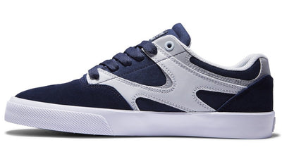 DC Shoes Kalis Vulc Shoe, Navy Silver