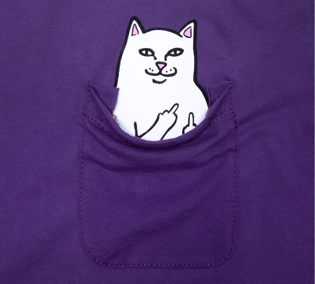 RIPNDIP Lord Nermal Pocket Tee, Purple