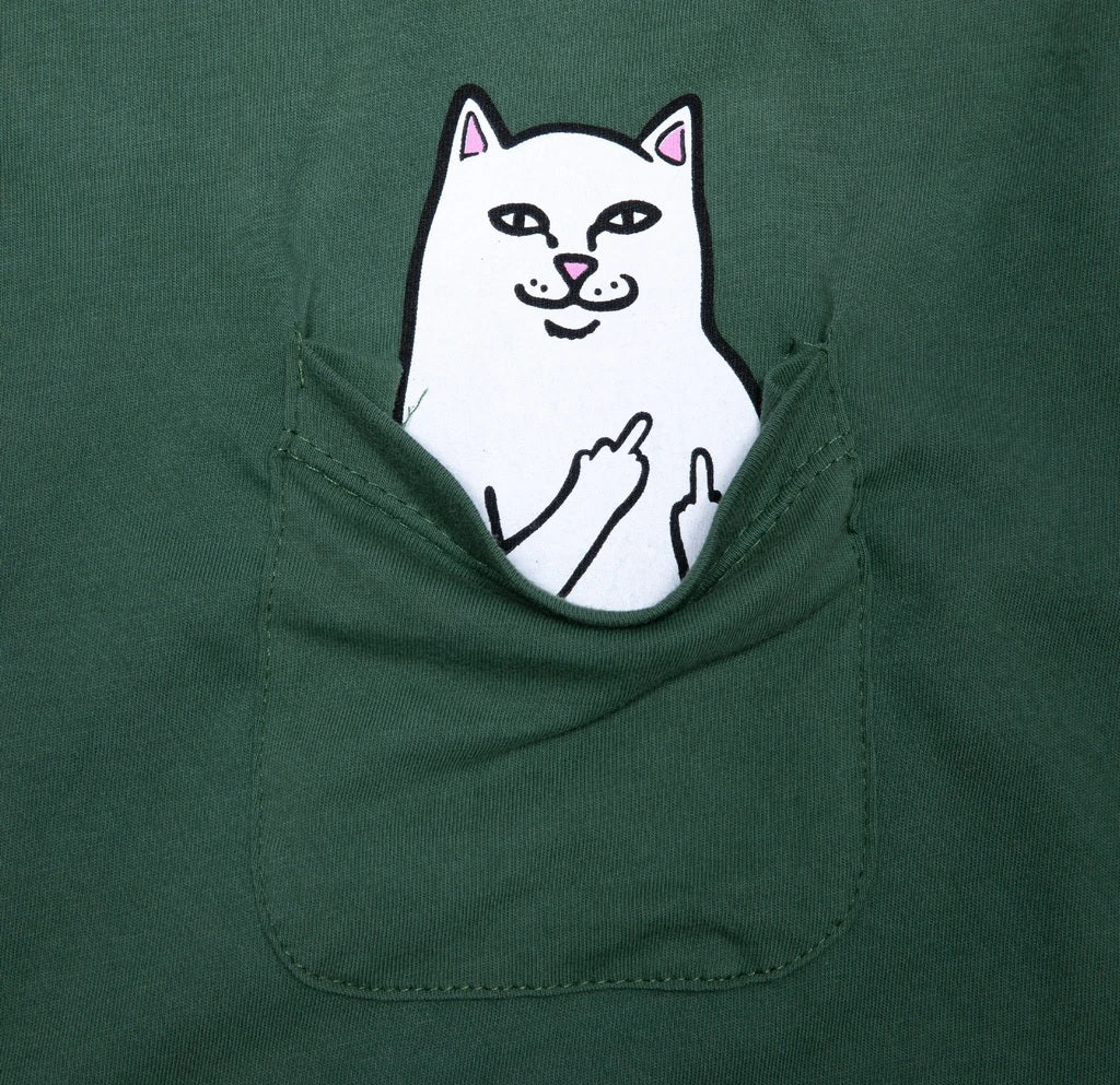 RIPNDIP Lord Nermal Pocket Tee, Olive