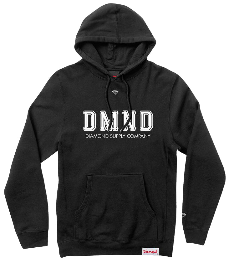 Diamond Supply Co Block Hoodie, Black