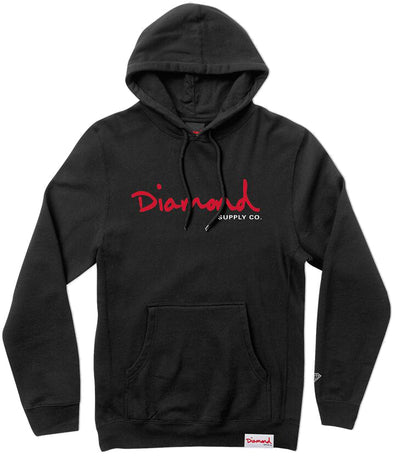 Diamond Supply Co Ride or Diamond Hoodie, Black