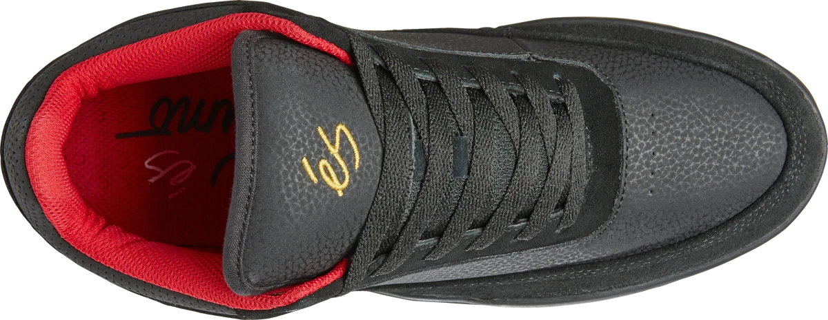 eS Stylus Mid x Wade Desarmo Shoe, Black Red