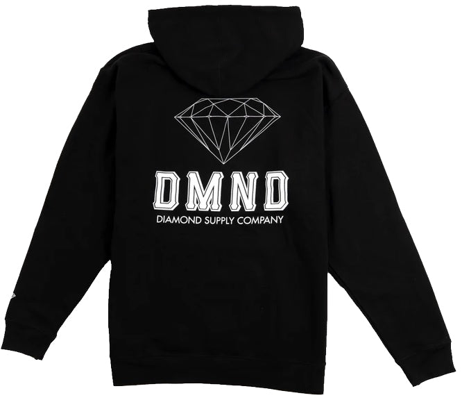 Diamond Supply Co Block Hoodie, Black