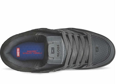 Globe Fusion Shoe, Dark Shadow Black Split