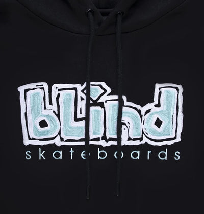 Diamond Supply Co x Blind Embroidered OG Hoodie, Black