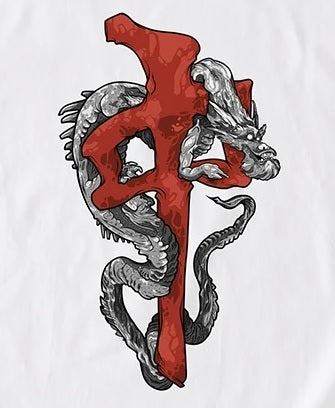 RDS Chung Dragon LS Tee, White