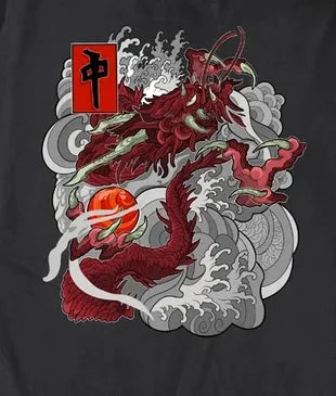 RDS Irezumi Dragon Tee, Black