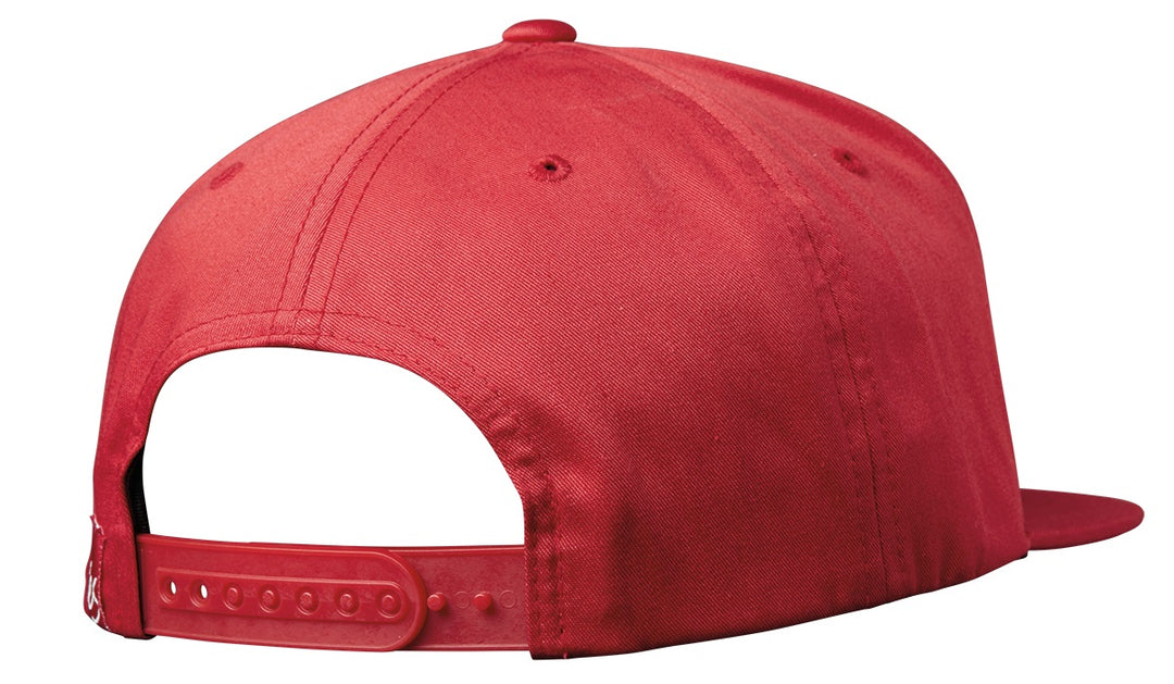 eS Script Snapback Hat, Red