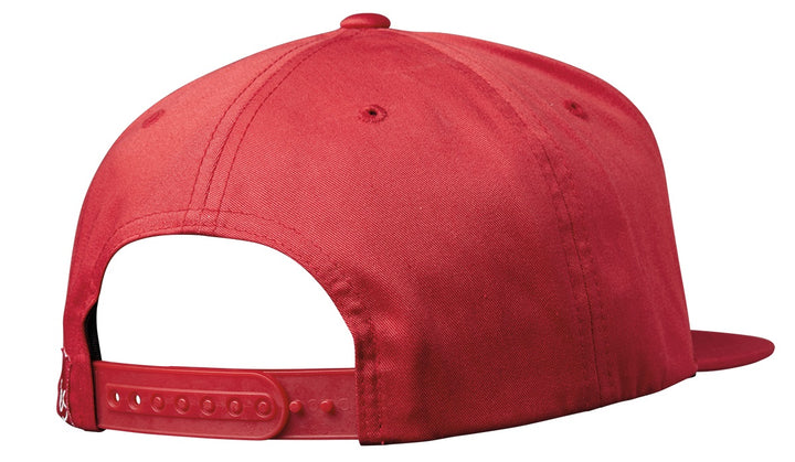 eS Script Snapback Hat, Red