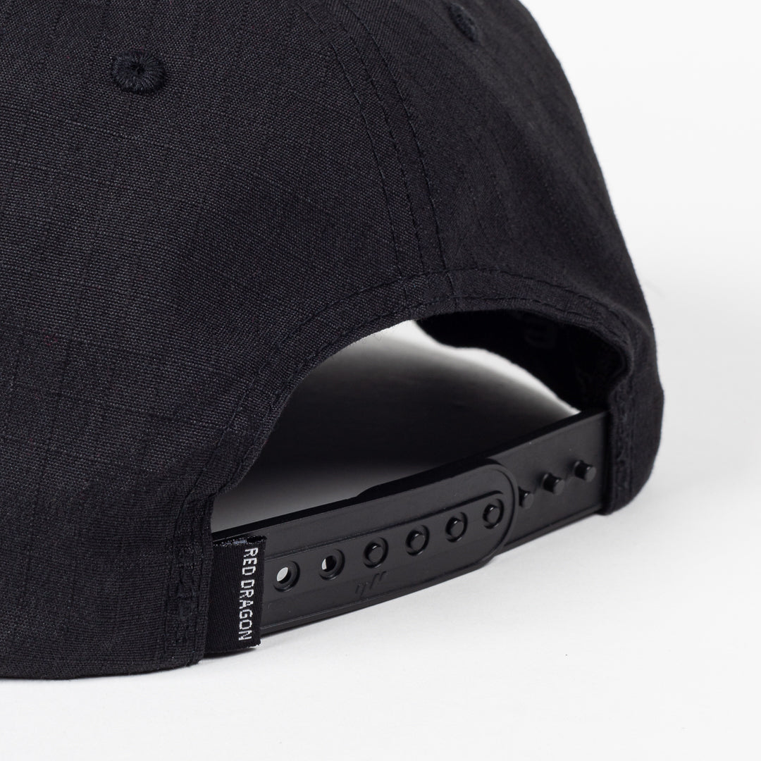 RDS OG Puffy Snapback Hat, Black Black