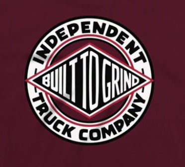 Independent BTG Summit Tee, Burgundy