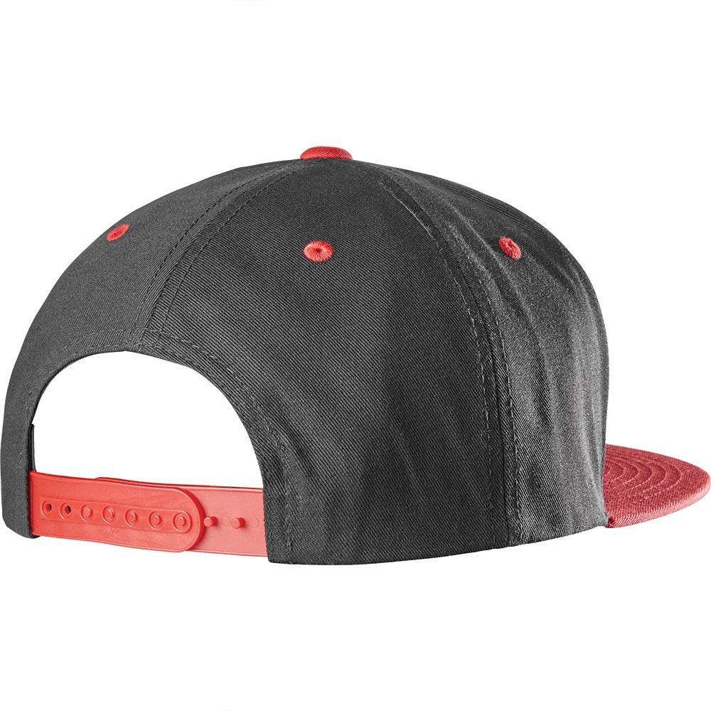 eS Main Block Snapback, Black Red