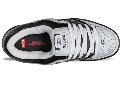 Globe Fusion Shoe, Black White White