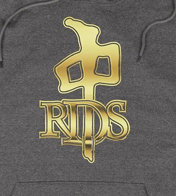 RDS Solid Gold Hoodie, Charcoal