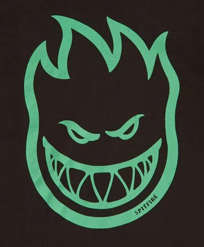 Spitfire Bighead Glow-in-the-Dark Tee, Black