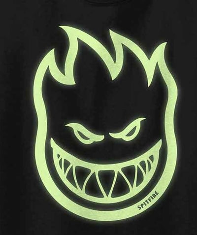 Spitfire Bighead Glow-in-the-Dark Tee, Black