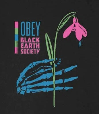 OBEY Black Earth Society Tee, Black