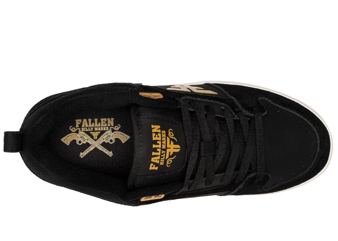 Skateboarding Shoes Fallen Billy Marks Fallen Revolver Billy Marks Shoe, Black Gold – SK8 Clothing