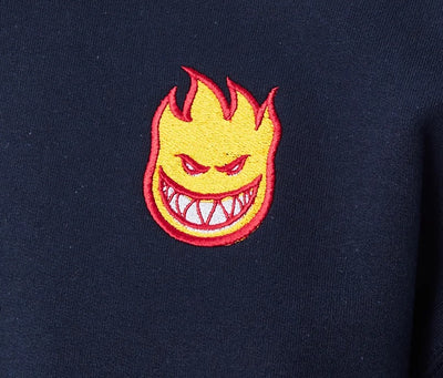 Spitfire Lil Bighead Fill Embroidered Crew, Navy