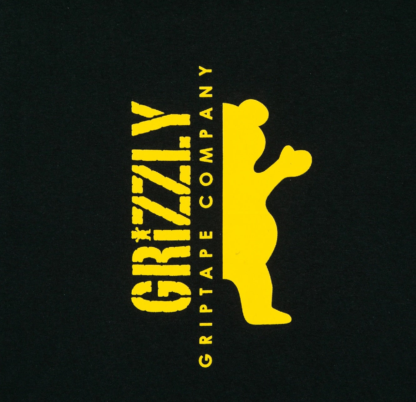 Grizzly Down the Middle Tee, Black