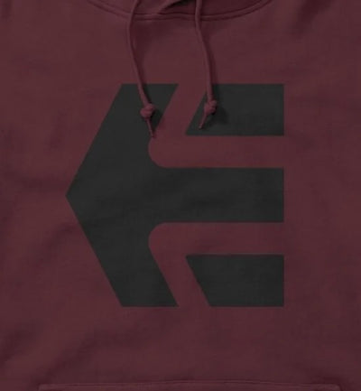 etnies Classic Icon Hoodie, Burgundy