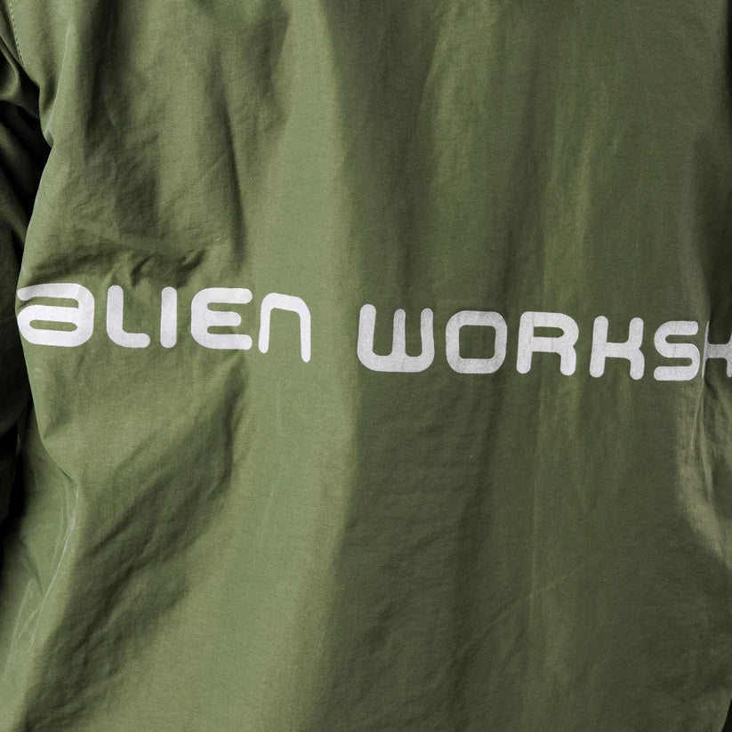 Alien Workshop Anorak Windbreaker Jacket, Olive