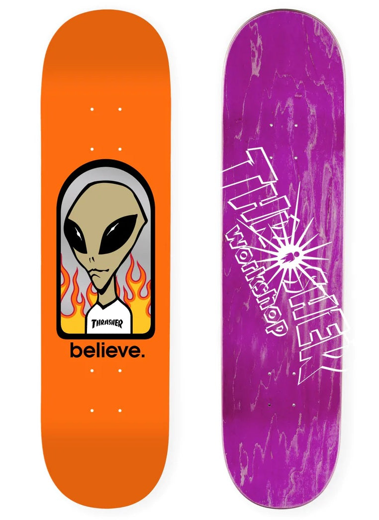 Alien Workshop x Thrasher Believe Deck 8.0