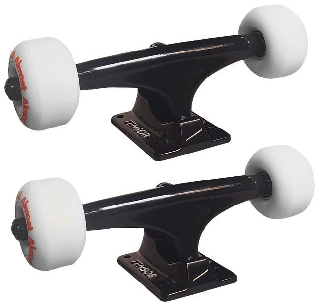 Almost Color Wheel Truck & Wheel Combo Black (Set of 2)