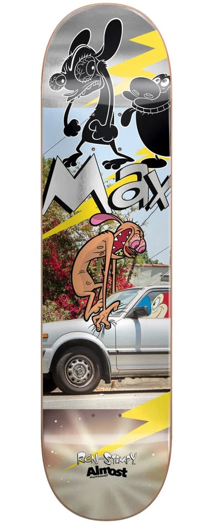 Almost x Ren & Stimpy Max Road Rage R7 Deck 8.5