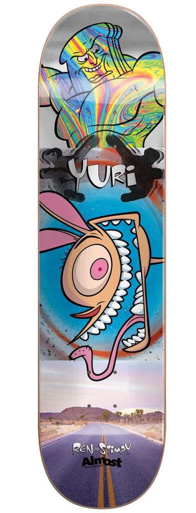 Almost x Ren & Stimpy yuri Road Trip R7 Deck 8.375