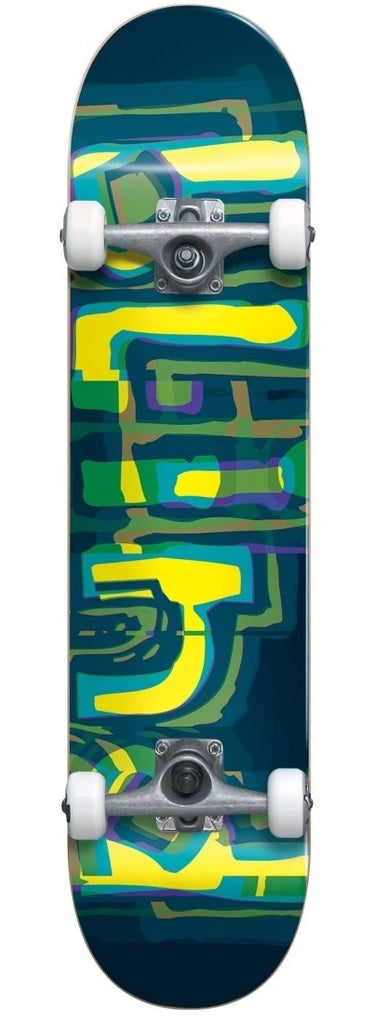 Blind Logo Glitch Complete Green Yellow 7.875