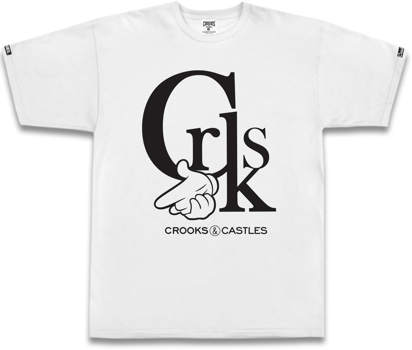Crooks & Castles CRKS Airgun Logo Tee, White