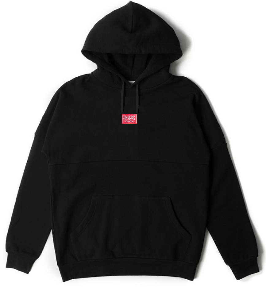 Crooks & Castles Logo Dolman Hoodie, Black