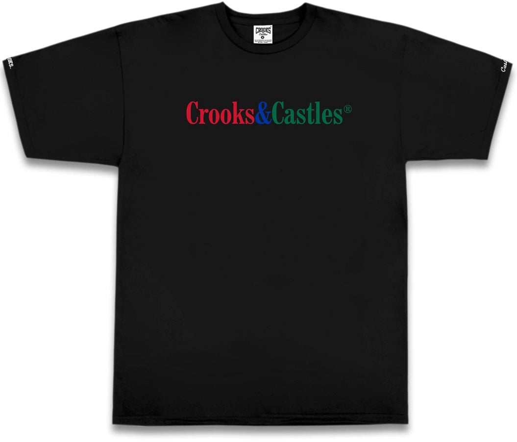 Crooks & Castles Standard Tee, Black