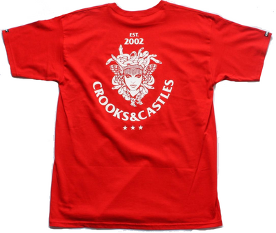 Crooks & Castles Unmask Tee, Red