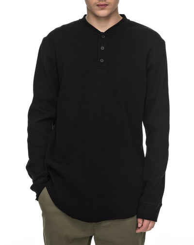 DC Shoes Cliffwood LS Henley, Black