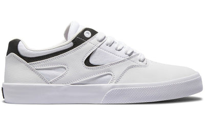 DC Shoes Kalis Vulc Shoe, White Black