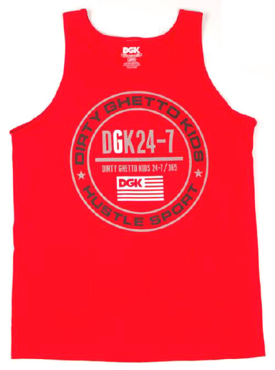 DGK Twenty 4 Seven Tank, Red