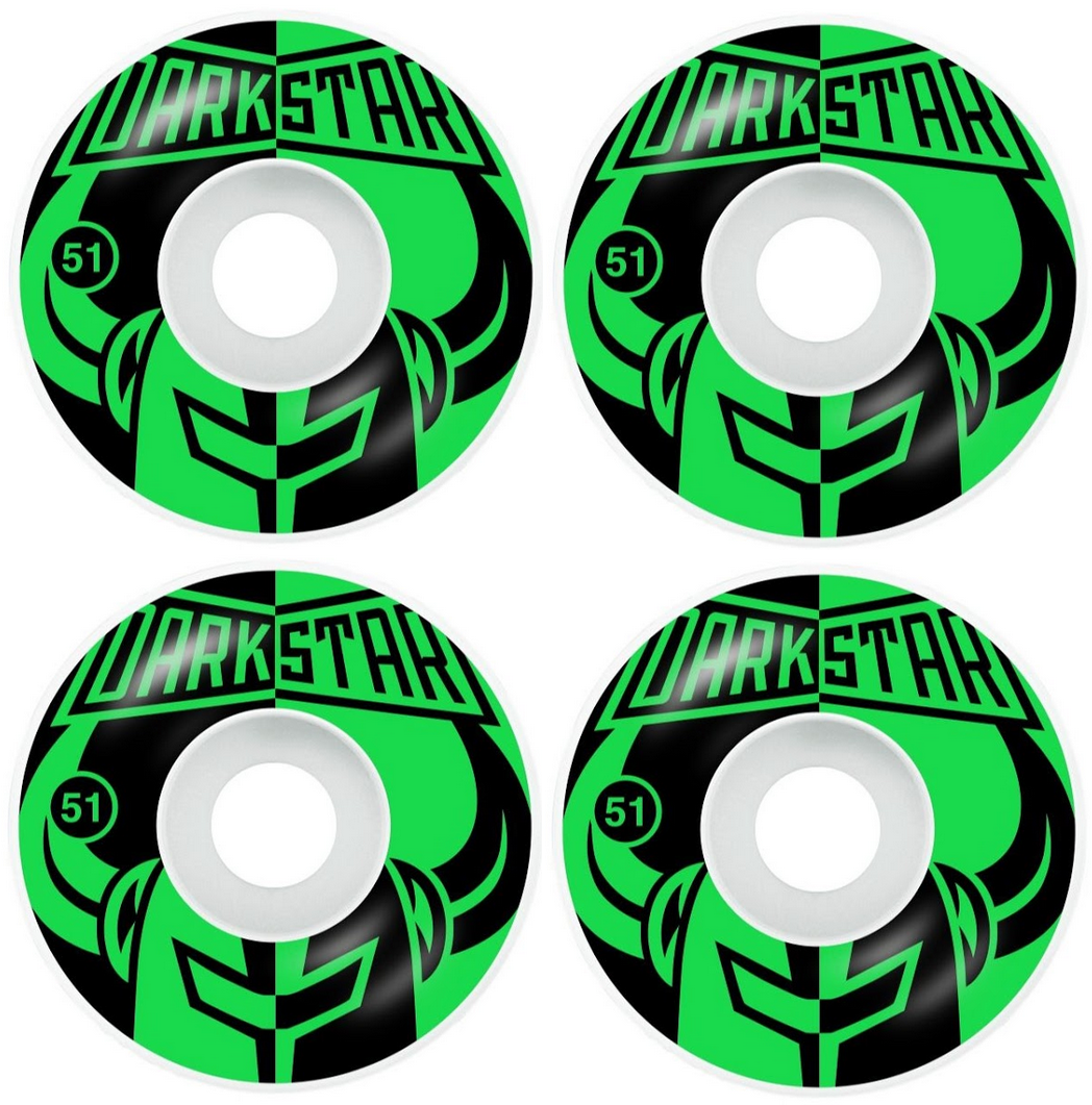 Darkstar Divide Green Wheels 51mm