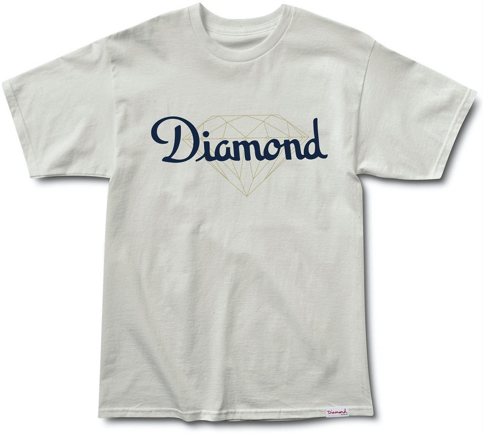 Diamond Supply Co Champagne Cut Tee, Cream
